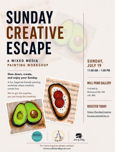CREATIVE ESCAPE - Painting Workshop