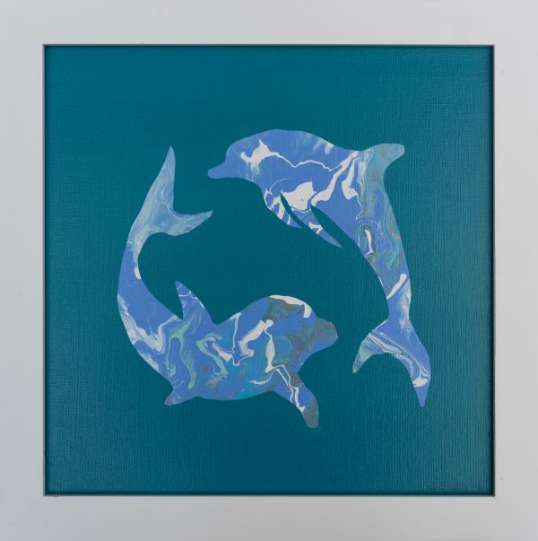 Porpoises Playing